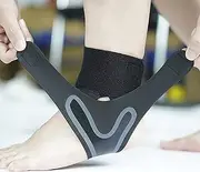 Ankle Brace for Man & Women, 1 Pair Ankle Support Sports Accessories, Foot Bandage with Adjustable Compression Strap, Suitable for Rugby, Basketball, Football or Running Etc.