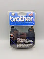 Brother 1230 Film Ribbons Black Correctible 1030 Factory 2 Pack Sealed NEW