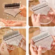 Transparent Kalimba Thumb Piano for Beginners Keyboard Instrument