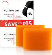 2x65g Kojie San Authenticator Tag Skin Lightening Kojic Acid Soap Skin Brightening