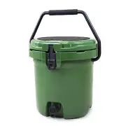 Xspec 5 Gal Rotomolded Beverage Cooler Jug Dispenser Outdoor Ice Bucket, Green