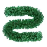 Artificial Christmas Decorative PVC Artificial Greenery Wreath Green