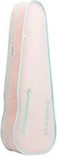 kowaku Violin Hard Case Protection Carrying Bag Violin Storage Box for Outdoor Player Travel, pink white