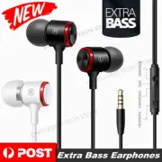 EXTRA BASS Earphones Earbuds Headset Headphones Mic for PC iPhone iPad Samsung