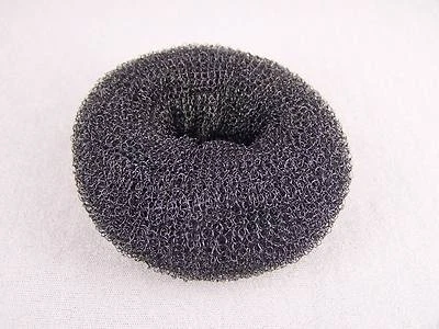 Black hair magic bun maker pouf roller styling ring sponge donut hair accessory