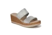 Bzees Resort Wedge - Silver Stretch