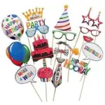 LINCAIER PHOTO BOOTH PROPS KIDS HAPPY BIRTHDAY PARTY DECORAT