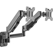 Brateck Dual Monitor Wall Mounted Gas Spring Monitor Arm (17"-32")
