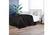 Bedding King Super Soft 4kg 220 x 240 Mink Blanket - Charcoal