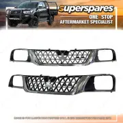 Grille for Mitsubishi Triton 2WD MK Suit 2Bs Headlight 06/2001-06/2006
