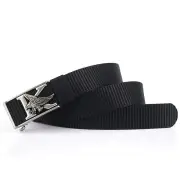 ENNIU 125cm Men's Tactical Nylon Belt Adjustable Luxury Eagle Metal Automatic Buckle Canvas Belts Casual Sports Belts