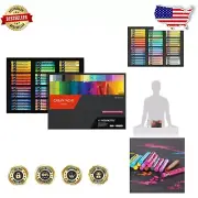 48 Brilliant Colors Neopastel Oil Pastel Set - Perfect for Artists & Crafters