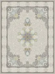 Mash 806002 Silver Traditional Persian Area Rug