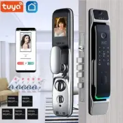 Smart door lock Biometric Fingerprint Face Recognition Keypad Password Digital