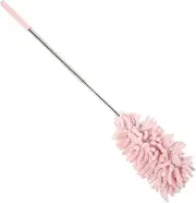 PRETYZOOM Retractable Extendable Car Duster Portable Chenille Cleaning Brush with Stainless Steel Handle for Efficient Interior Exterior Dusting Lightweight Durable Design