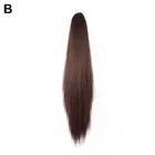 Synthetic Long Straight Claw Ponytail Wigs Clip In Tail Hot U n Ponytail P4 Q0D7