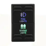 Dual Button LED Push Switch Fog&Reverse Lights For Mazda BT50 Ford Ranger PX (for: Mazda)