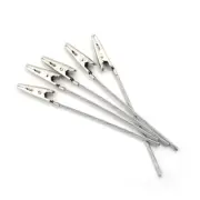 10pcs Non-insulated Electric Test Crocodile Metal Alligator Clips 10cm Long.ac