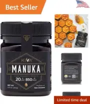 Certified UMF 20+ Manuka Honey - Genuine New Zealand - 8.8oz Bottle - Non-GMO