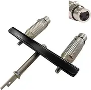 EBIEFLY 1x Dual DIY Vac-U-Lock Reciprocating Saw Adapter with 3 XLR Male Connector