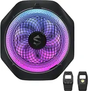 Black Shark Phone Cooler, MagCooler 4 Pro Magnetic Phone Cooling Fan, RGB Light, App, 27W Cellphone Radiator for Gaming & Video Streaming & Car Driving Mobile Cooler for Phones & Tablets & iPads