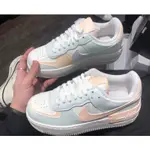 NIKE AIR FORCE 1 SHADOW 淡藍粉 馬卡龍 女款 休閒鞋 CU8591-104 運動休閒鞋 男女鞋