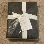 Pottery Barn Stonewashed Pickstitch STANDARD Sham - Shale - NWT