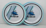 NRL Cronulla-Sutherland Sharks 2004 Melamine Supporter Dinner Plates X Two
