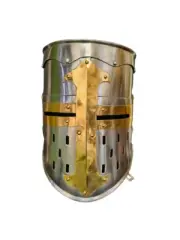 Medieval Templar Crusader , Knight Armor Helmet, Wearable Free-Size