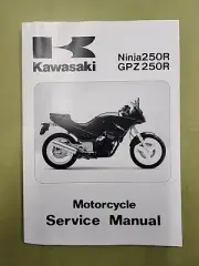 1986-87 Kawasaki EX250 Ninja 250R Gpz 250R Motorcycle Service Manual NEW OEM
