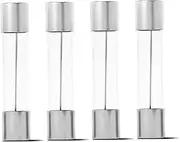 100pcs Glass Tube Fuse for Microwave Oven Fridge Fuse Replacement High Voltage Circuit Protection Compatible with Various Appliances Easy to Install