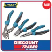 HAZET 3 Piece Pliers Set Multigrips, Side Cutters, Long Nose Pliers - 1859 SPC/3