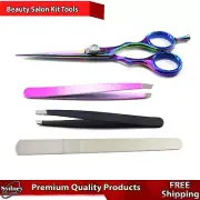 Hairdressing Barber Scissors Eyebrow Plucking Tweezers & Chiropody Diamond Deb