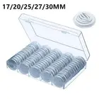 Coin Collector's Delight 100 Coin Capsules with Convenient Storage Box