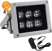 IR Illuminator 850nm 6-LED, IP67 Waterproof Night Vision LED for CCTV Camera