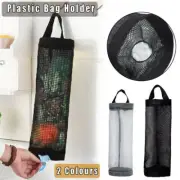 Hanging Holder Tash Mesh Storage Organizer Garbage Bags Plastic Bag Dispenser AU