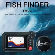 3.5" Wireless Sonar Fish Finder Underwater Depth Sounder With Fishing Detector