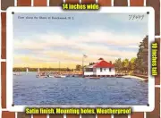 METAL SIGN - New Jersey Postcard - The Shore at Beachwood, N. J.