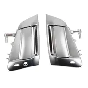 1 Pair Exterior Front Left & Right Side Door Handle Assembly for 370Z 2009-2018 80607-1EA0B 80606-1 Silver