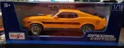 Maisto 1:18 1970 Ford Mustang Mach 1 Orange Diecast Car NEW!