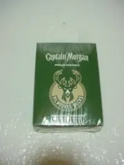 NEW MILWAUKEE BUCKS CAPTAIN MORGAN RUM PLAYING CARDS DECK NBA