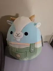 Squishmallow Easter 2025 Domingo the Goat in Overall First to Market 10 inch NEW