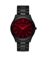 Michael Kors Slim Runway Black Watch, 44mm
