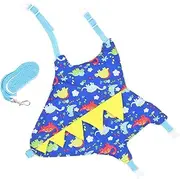 Happyyami 1 Set Rabbit Clothes Hay Pet Feeder Bunnies Outfits Cage Cat Helmet Bunny Grooming Kit Inflatable Costume Carrier Bunny Rabbit Accessories Bunny Hideout Fleece Blue