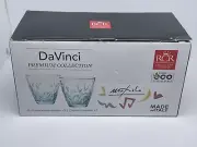 Premium Da Vinci RCR Crystal Glass Coloured Tumblers X 2 , BNIB