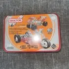 Erector Side Car Design Building Set Meccano 2-Models Flexible 140Parts 842706E