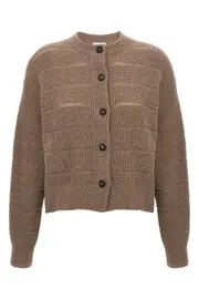 BRUNELLO CUCINELLI 'Rustic Dazzling Net' Cardigan