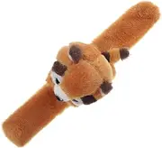 CIYODO Raccoon Plush Slap Bracelet Wristband Creative Animal Design for Parties Festivals Comfortable Slap Bracelet
