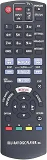 N2QAYB001027 Replacement Remote for Panasonic Blu ray DVD DMP-BDT180GA DMP-BDT280GN BDT-280PU BDT280PU