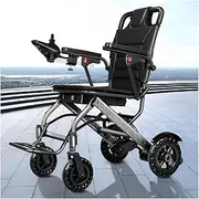 Power Wheelchair Lightweight Foldable, Electric Wheelchair Weighs Just for Adults Seniors Elderly Travel Power Wheelchair
